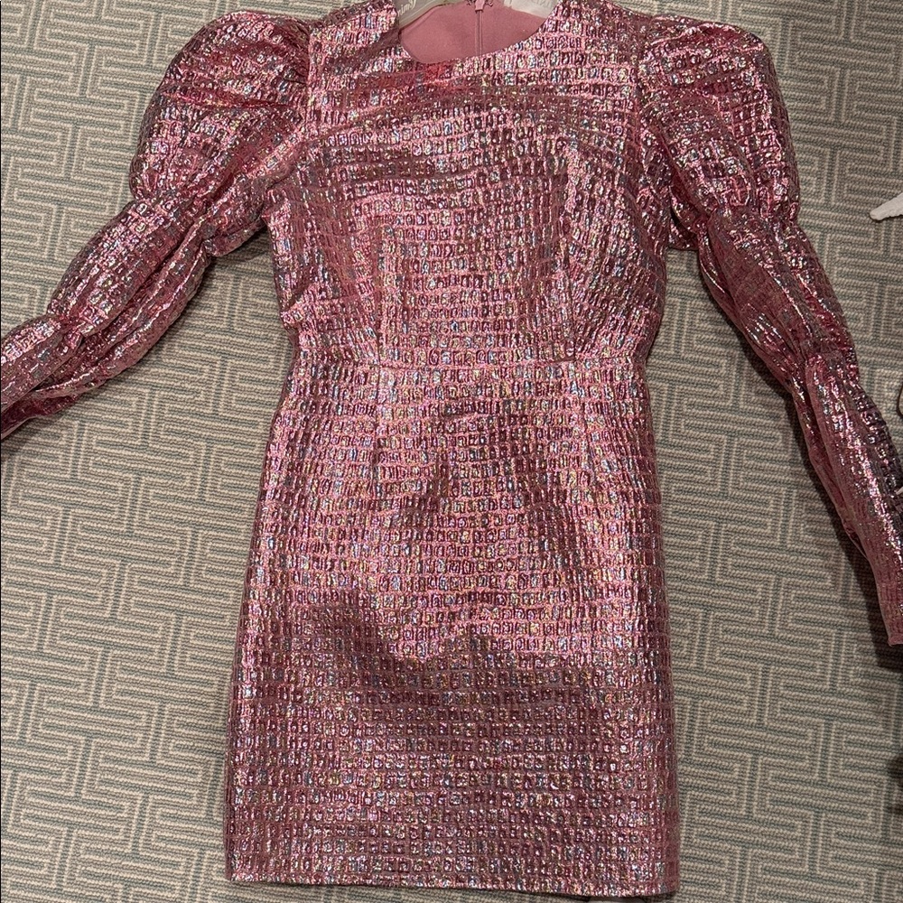 Glamorous Pink Long Sleeve Dress